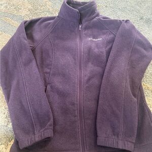 Columbia Deep Purple Fleece Jacket Size M